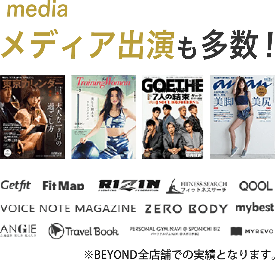 メディア出演も多数